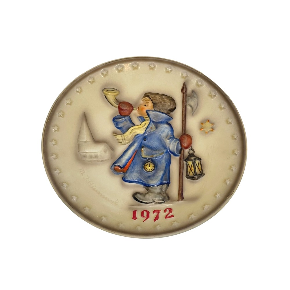 VTG. 1972 M.J. HUMMEL 2nd Annual Plate Hand painted W. Goebel